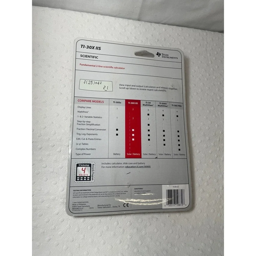 Texas Instruments scientific fundemental